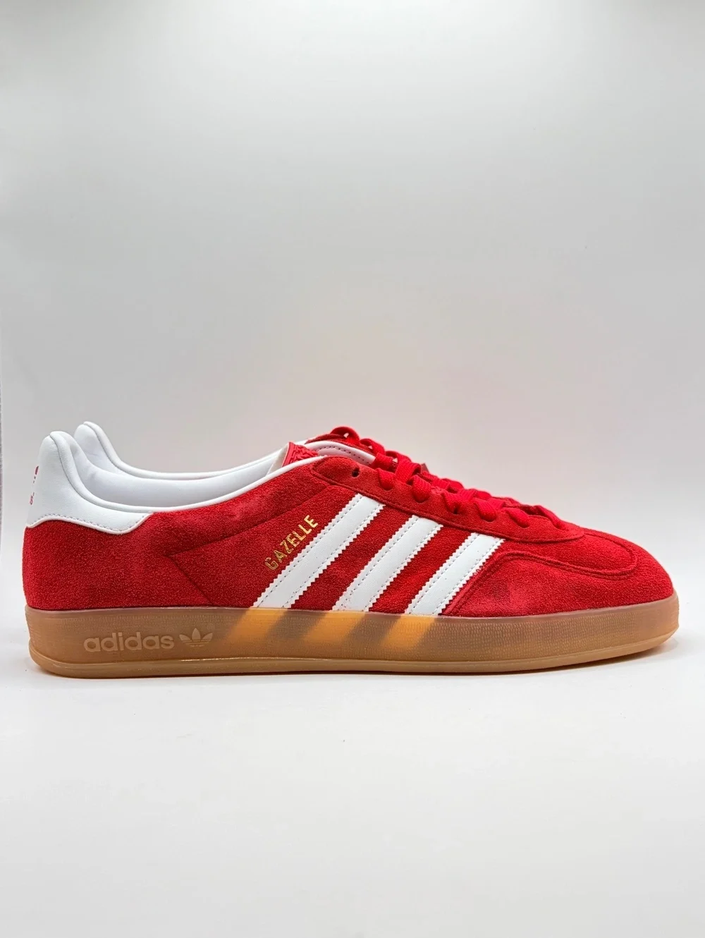 Adidas Gazelle Indoor Red Suede Sneakers Size 11 US